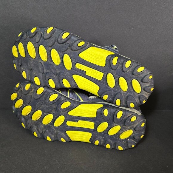 Merrell Boys Hydro H2O Sandals Size 4M Navy & Yellow Durable Athletic Footwear - Picture 8 of 10